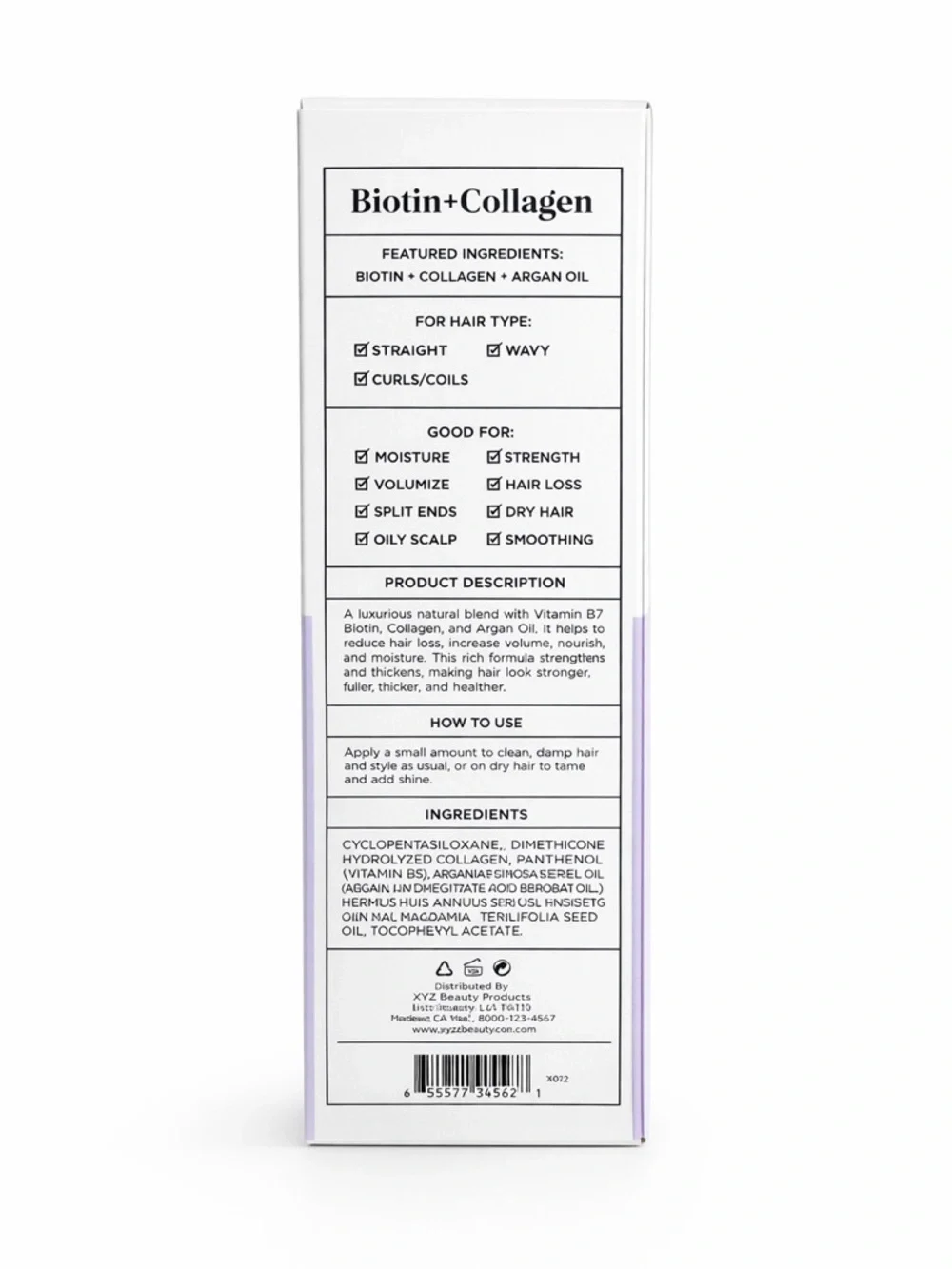 Herbalosophy - Herbal + Osophy - Biotin + Collagen Hair Serum - 3.38fl oz